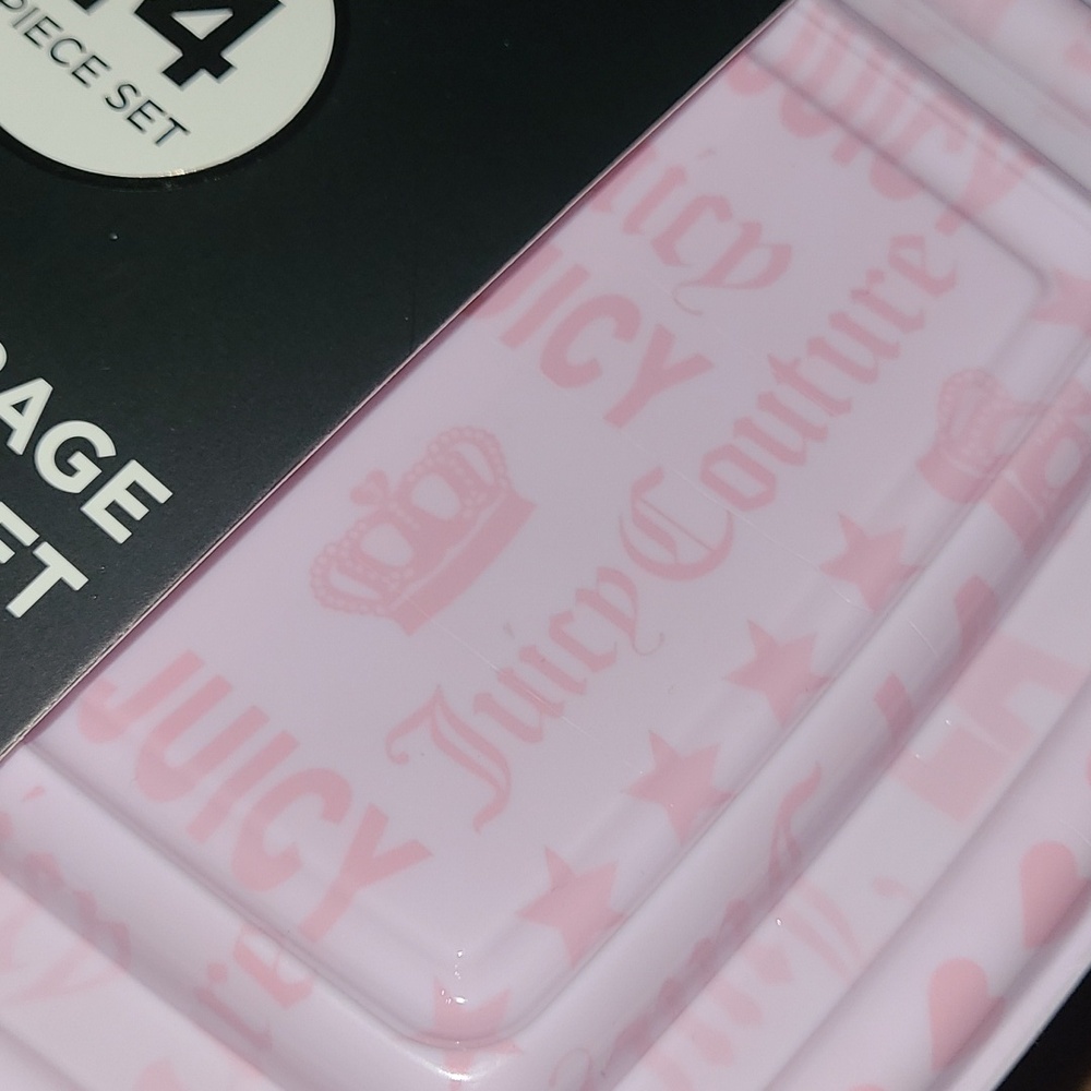 Juicy Couture Pink Food Storage Container Set - 14 Piece - Picture 4 of 4